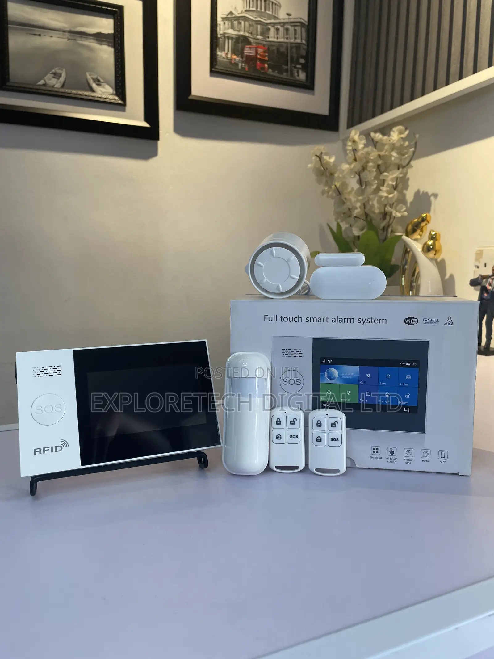 Smart Wifi Touch Screen Alarm System