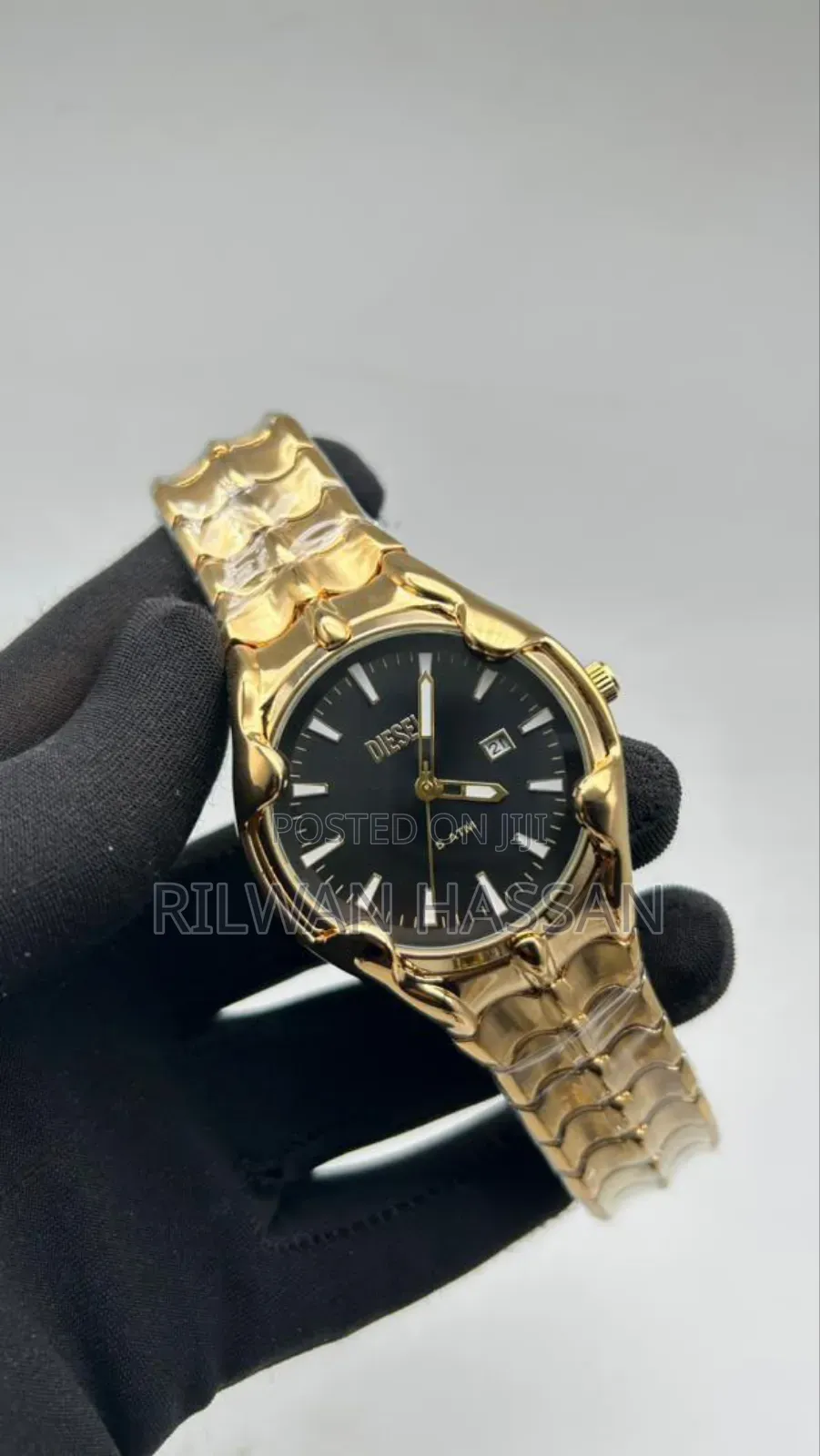 Diesel Alligator Chain Wrist Watch