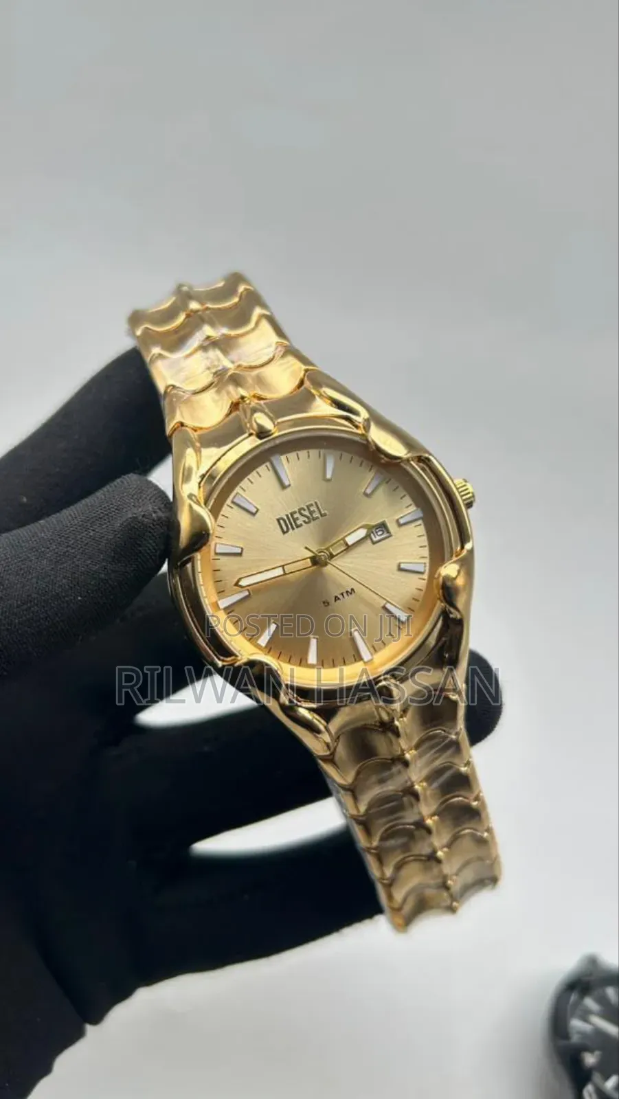 Diesel Alligator Chain Wrist Watch