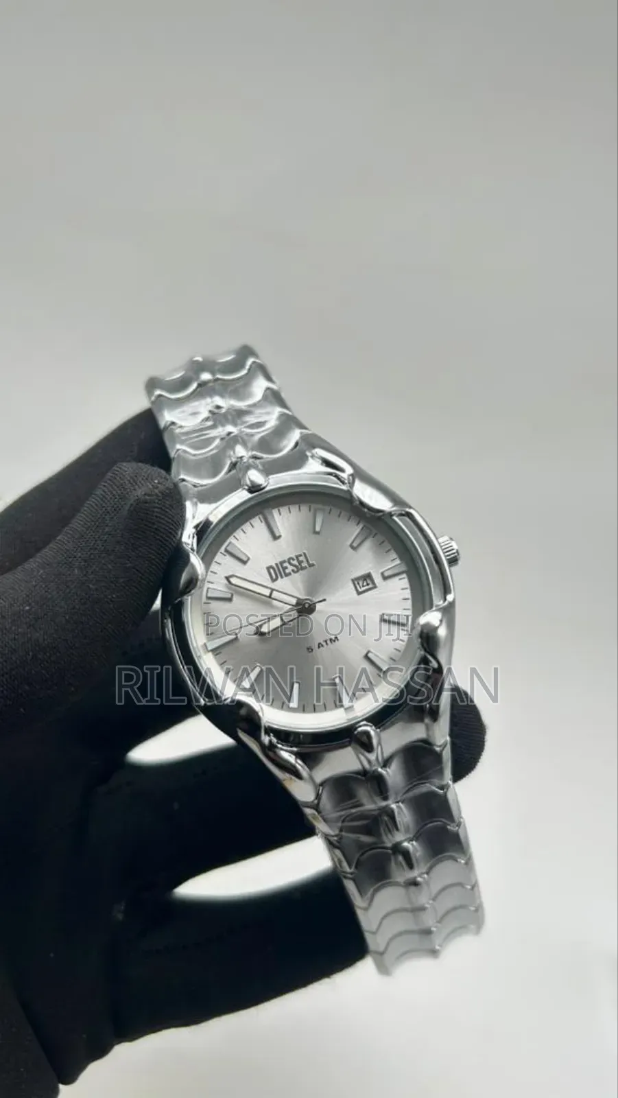 Diesel Alligator Chain Wrist Watch