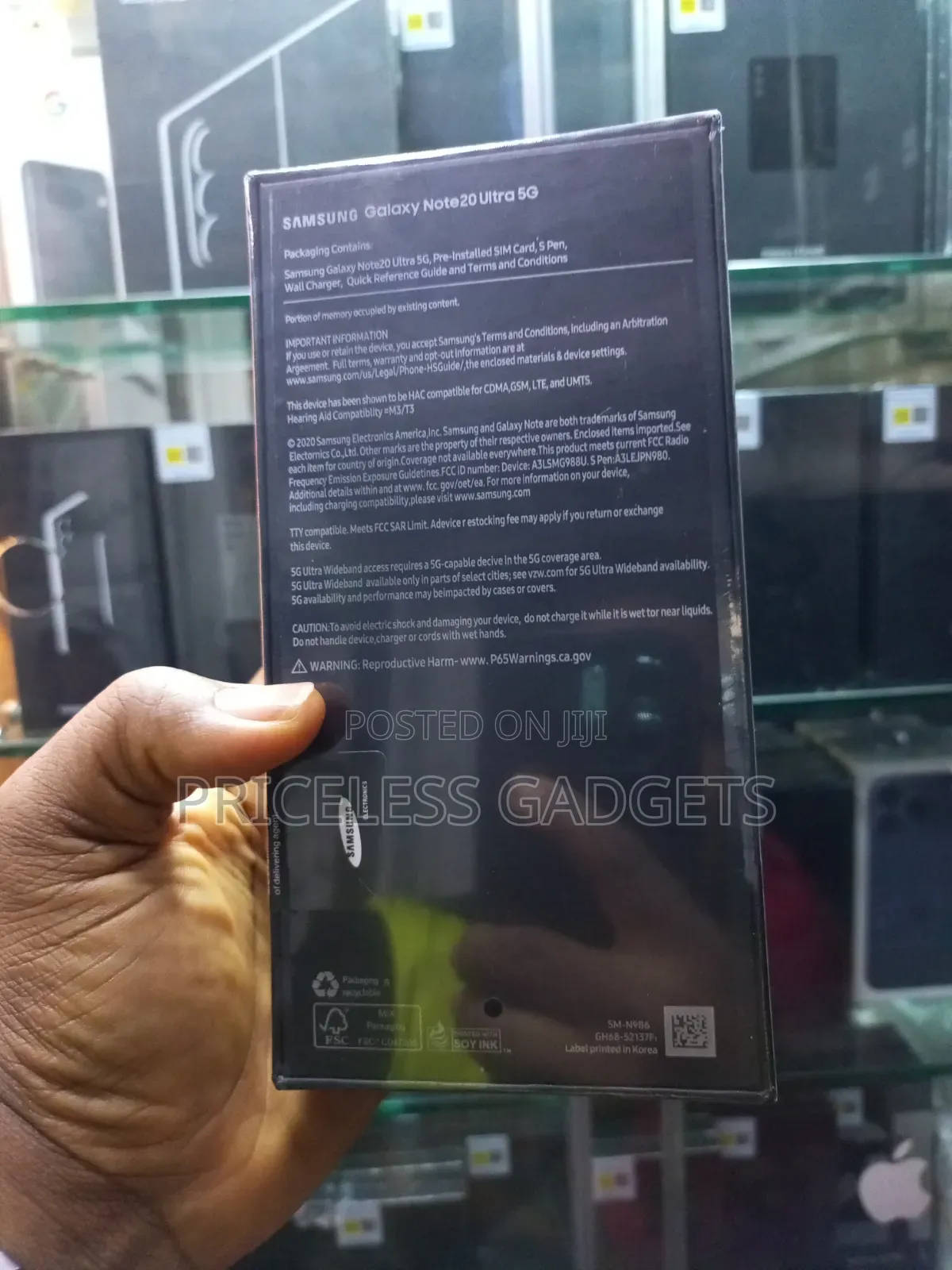 New Samsung Galaxy Note 20 Ultra 128 GB Black