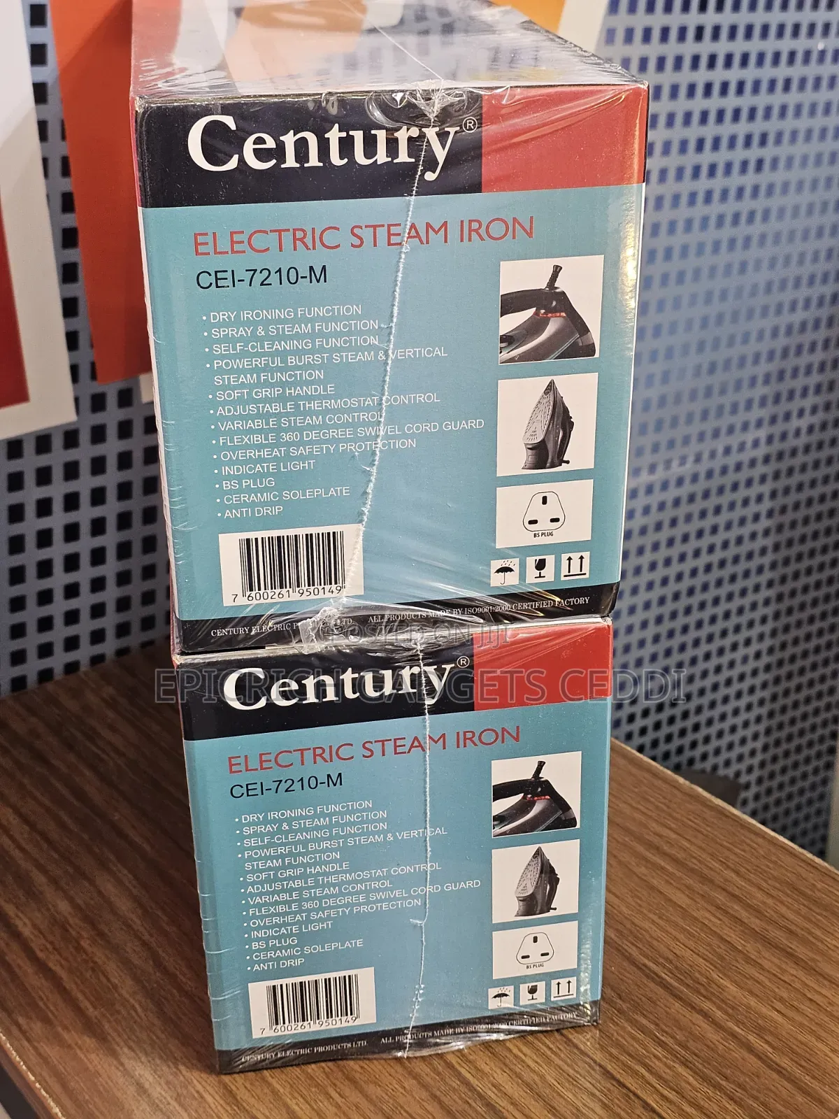 Electric Steam Iron by Century 2200w