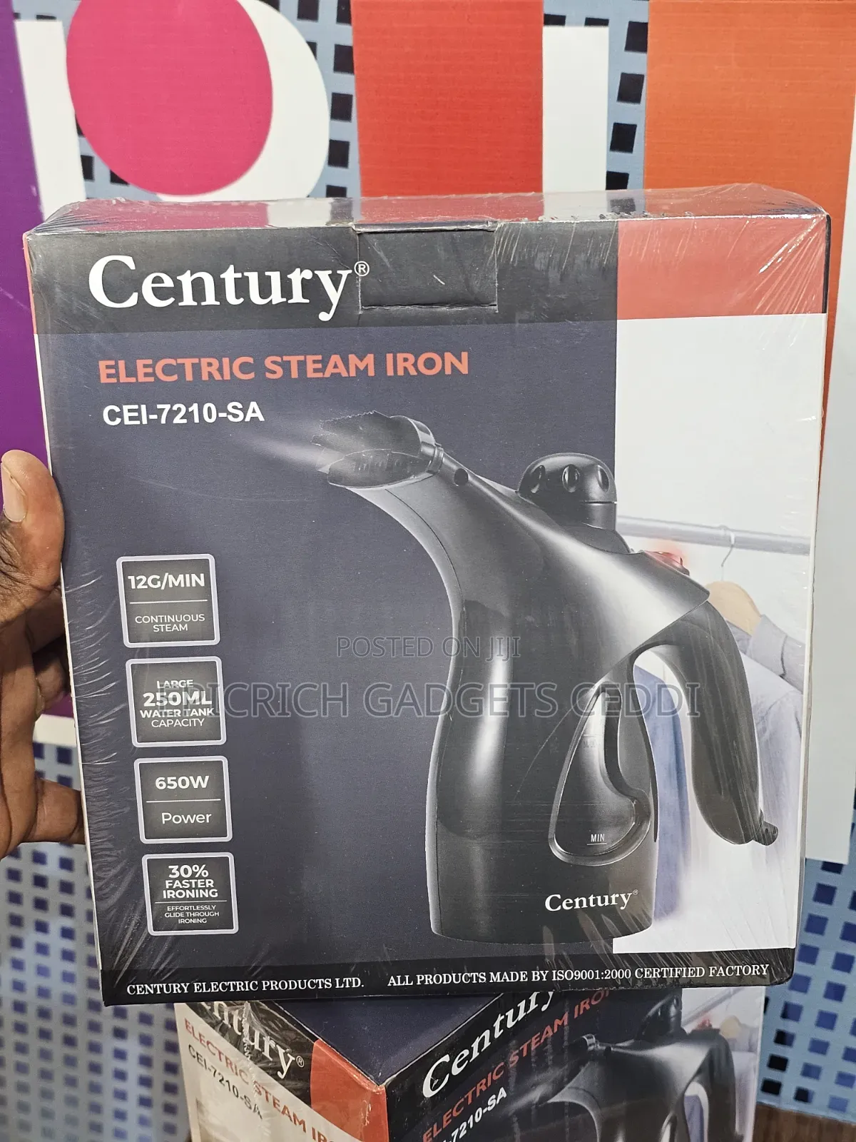 Electric Garment Steaming Iron 650w