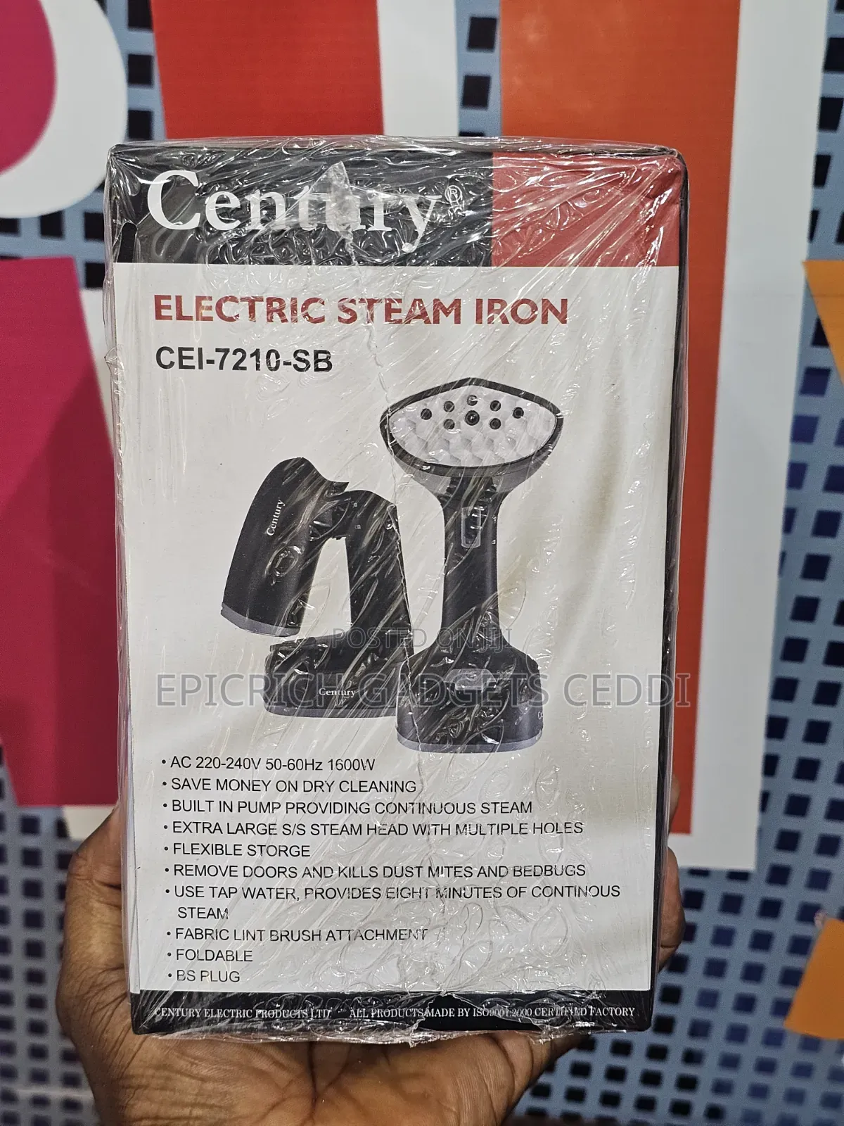 Garment Steamer Electric Iron 1600w