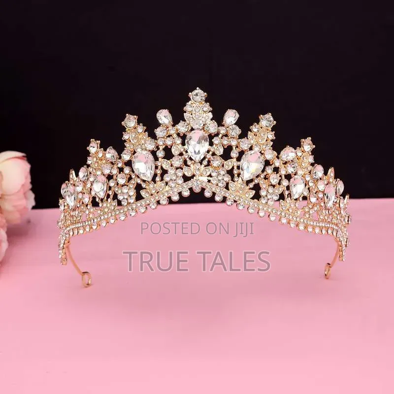 Fully Stones and Beaded Tiara Crowns