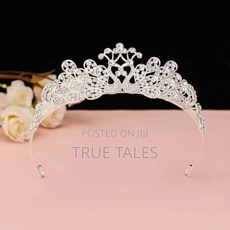 Fully Stones and Beaded Tiara Crowns