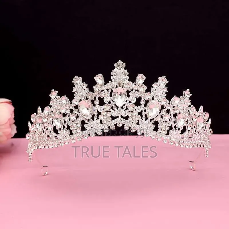 Fully Stones and Beaded Tiara Crowns