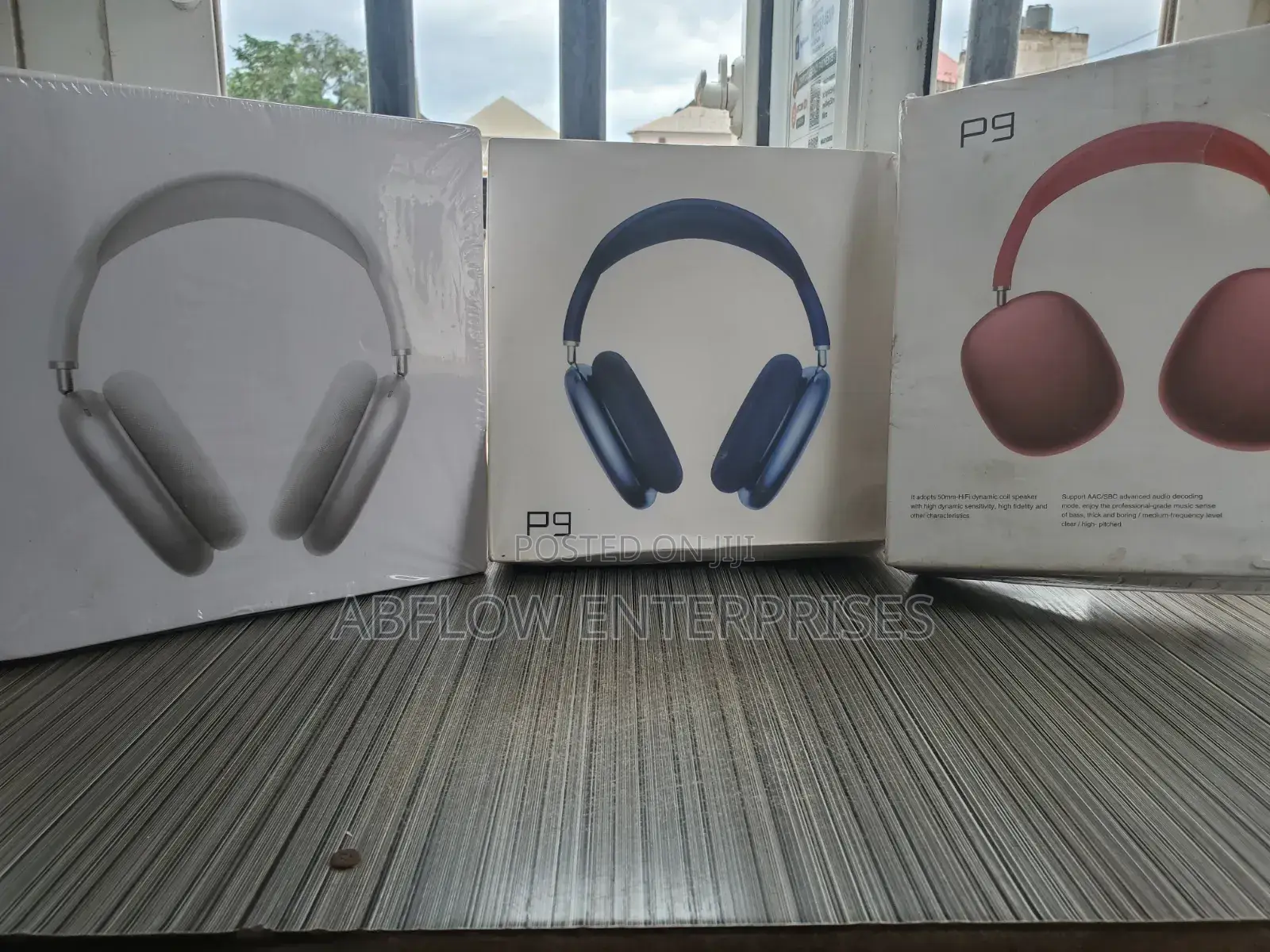 P9 Bluetooth Over-Ear Headphones: Wireless/Wired/Hifi Stereo