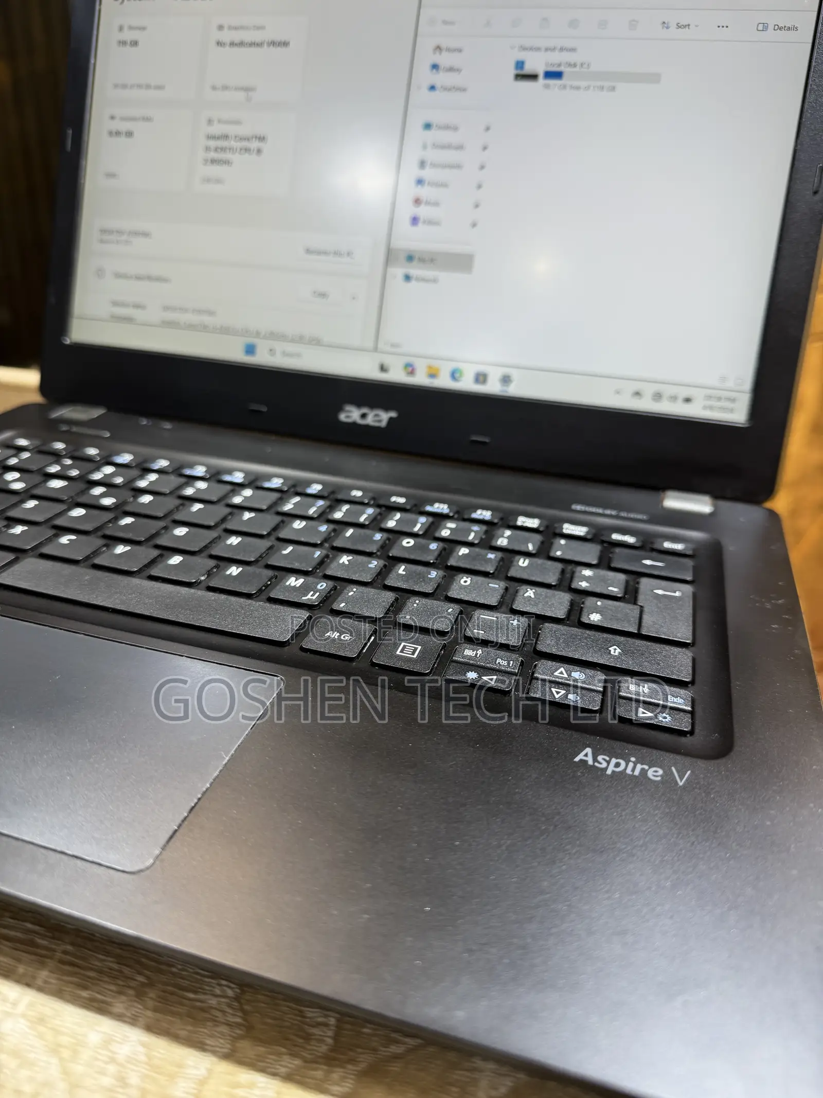 Laptop Acer Aspire V3-372 8GB Intel Core i5 SSD 128GB