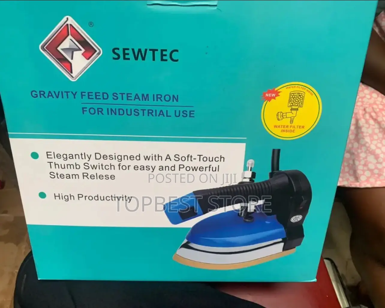 Industrial Steam Iron With Tank