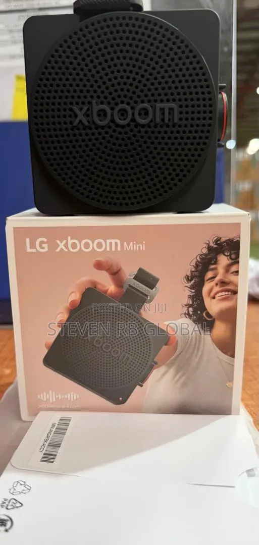 Lg Xboom Mini Bluetooth Speaker | Signature Sound by Will.I.Am (Black)