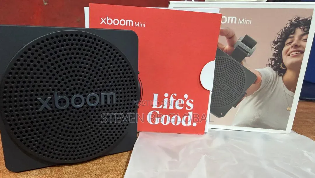 Lg Xboom Mini Bluetooth Speaker | Signature Sound by Will.I.Am (Black)