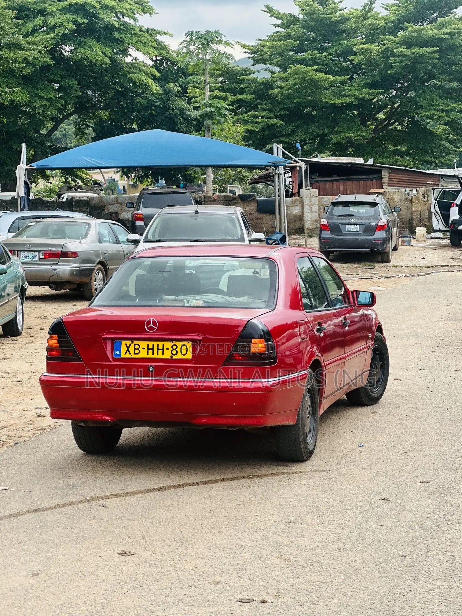 Mercedes-Benz C180 2002 Red