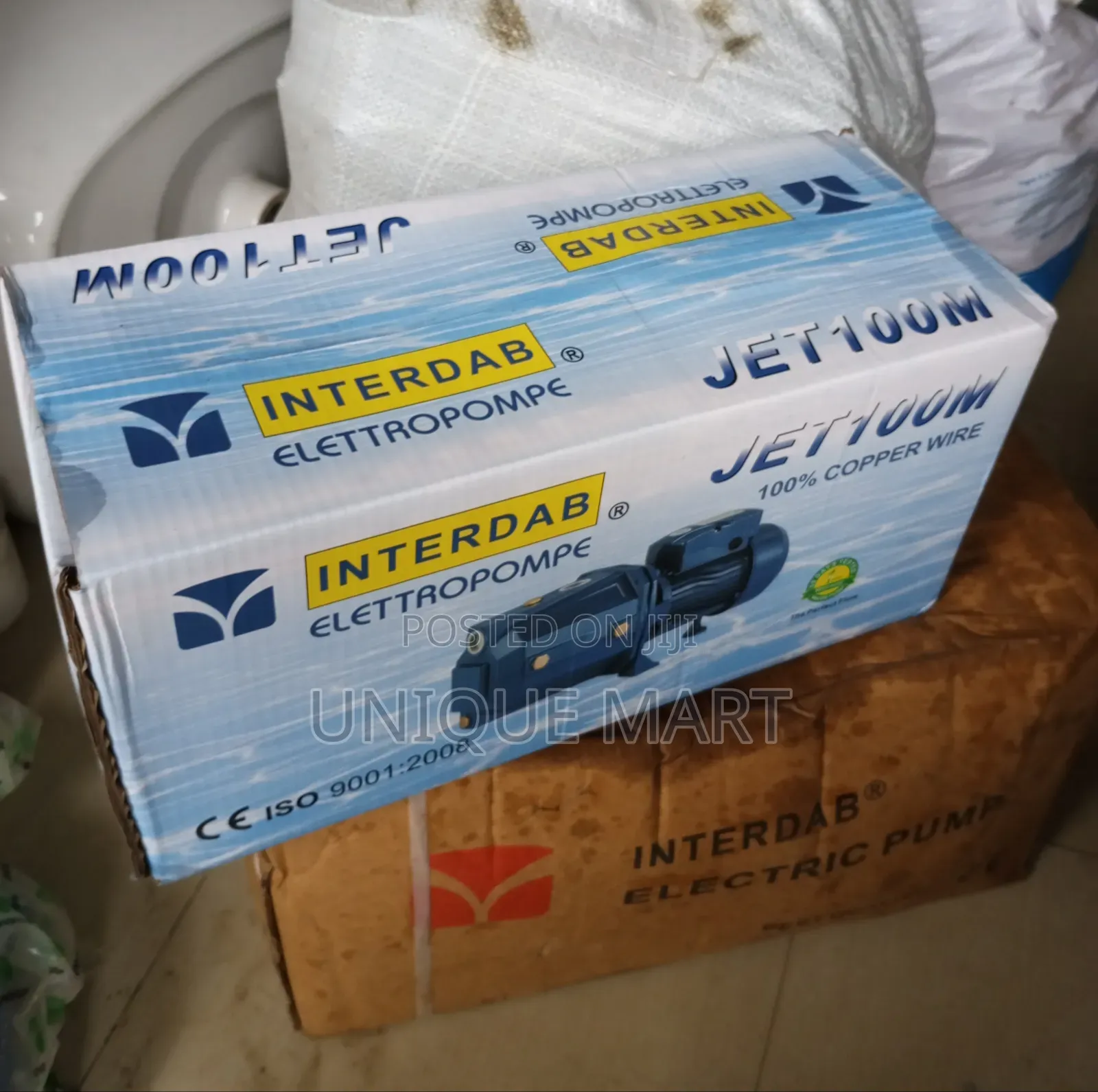 1hp Interdab Surface Water Pump. 100% Copper Coil