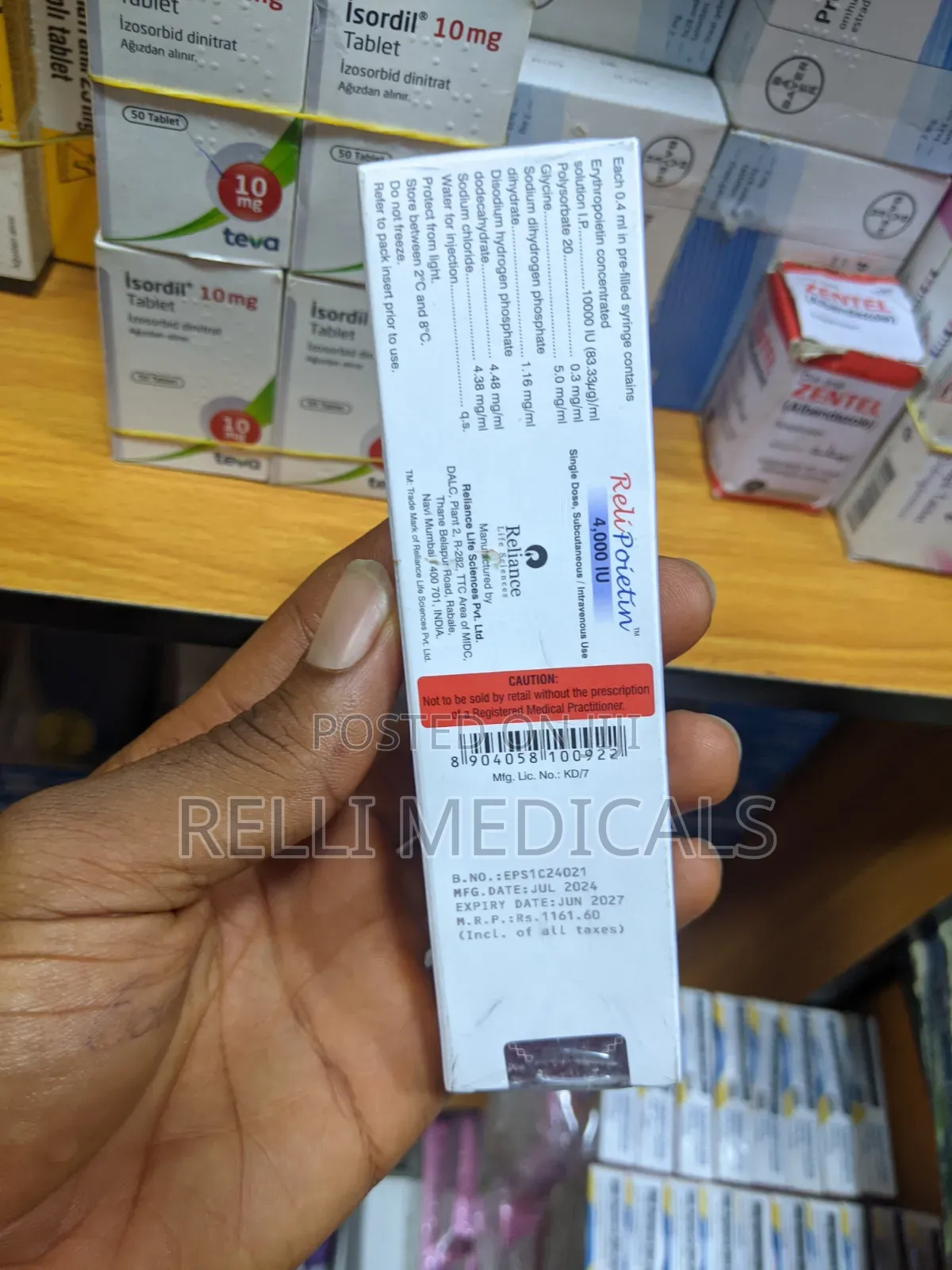 Erythropoietin Injection