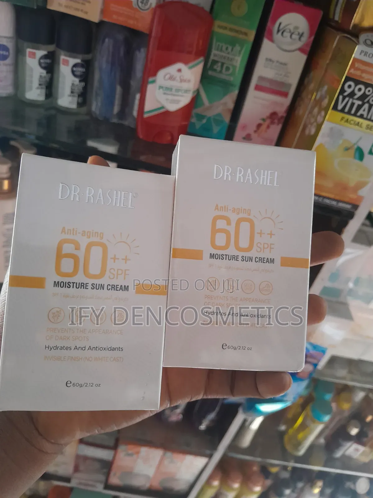 Dr. Rashel Anti-Aging Moisture Sun Cream With SPF 60.