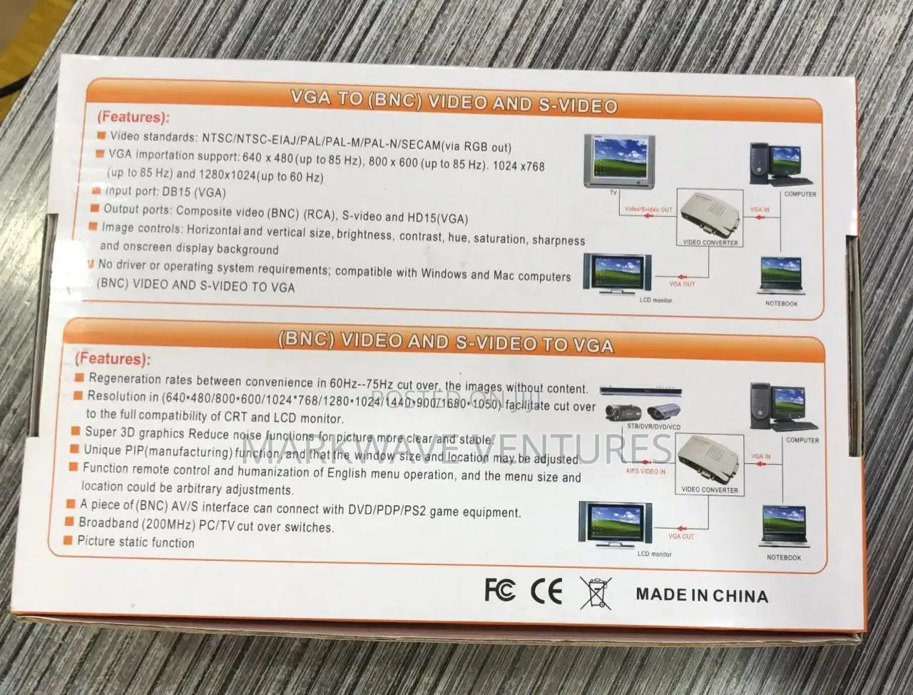 Vga To Av Converter
