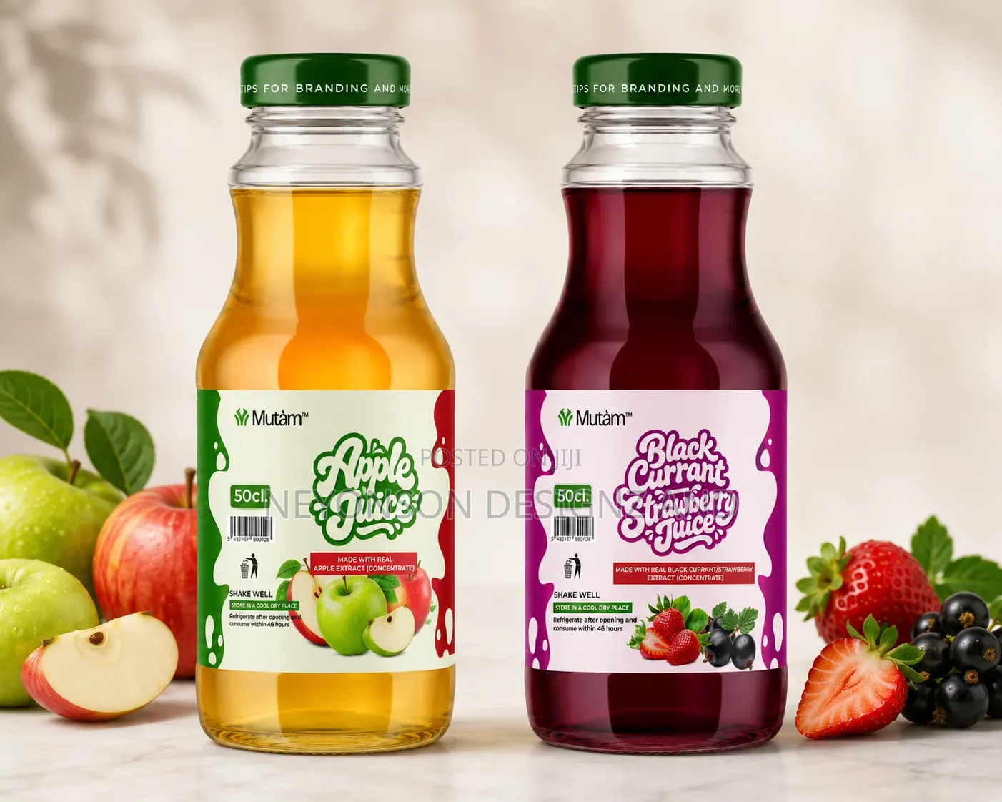 Sticker and Product Label Design Printing
