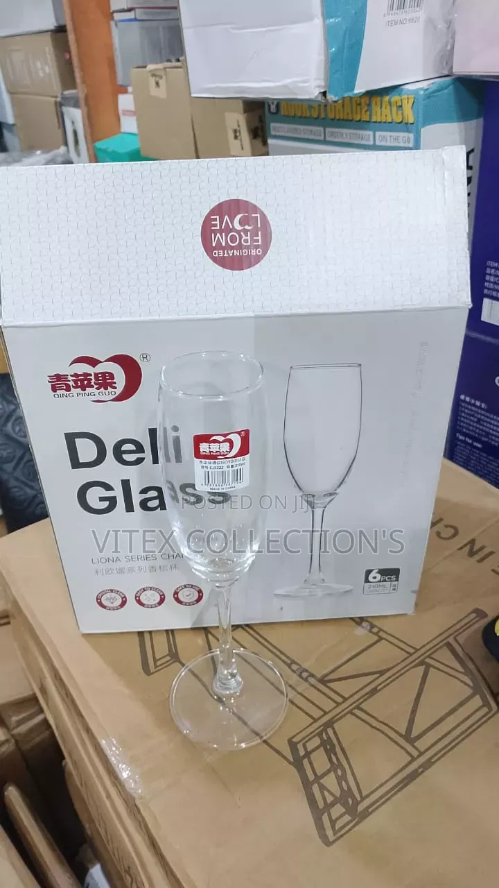 6pcs Champaign Glass