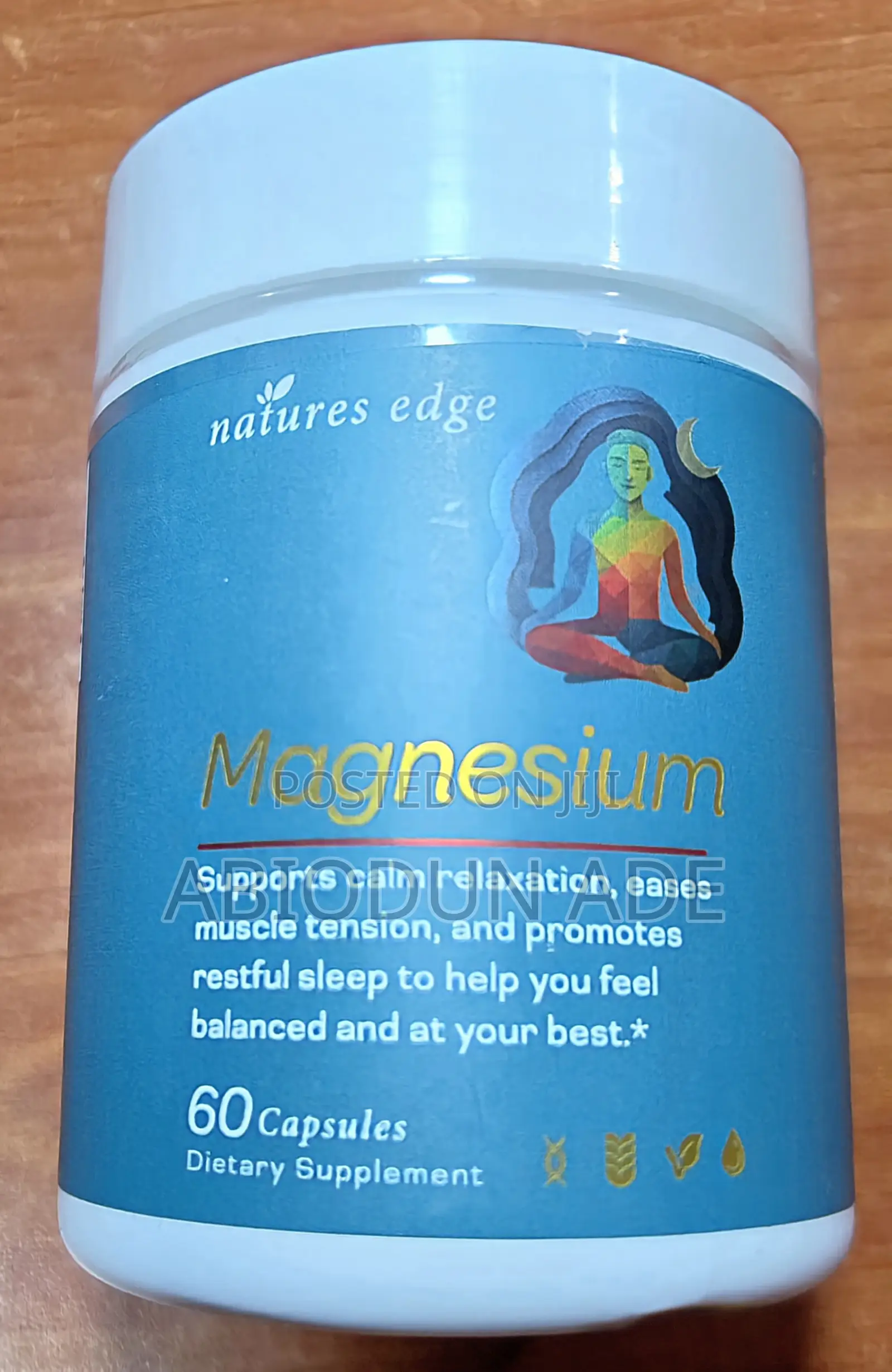 Nature’S Edge Magnesium Glycinate 500mg | 60 Capsules | 1 Daily | Usa