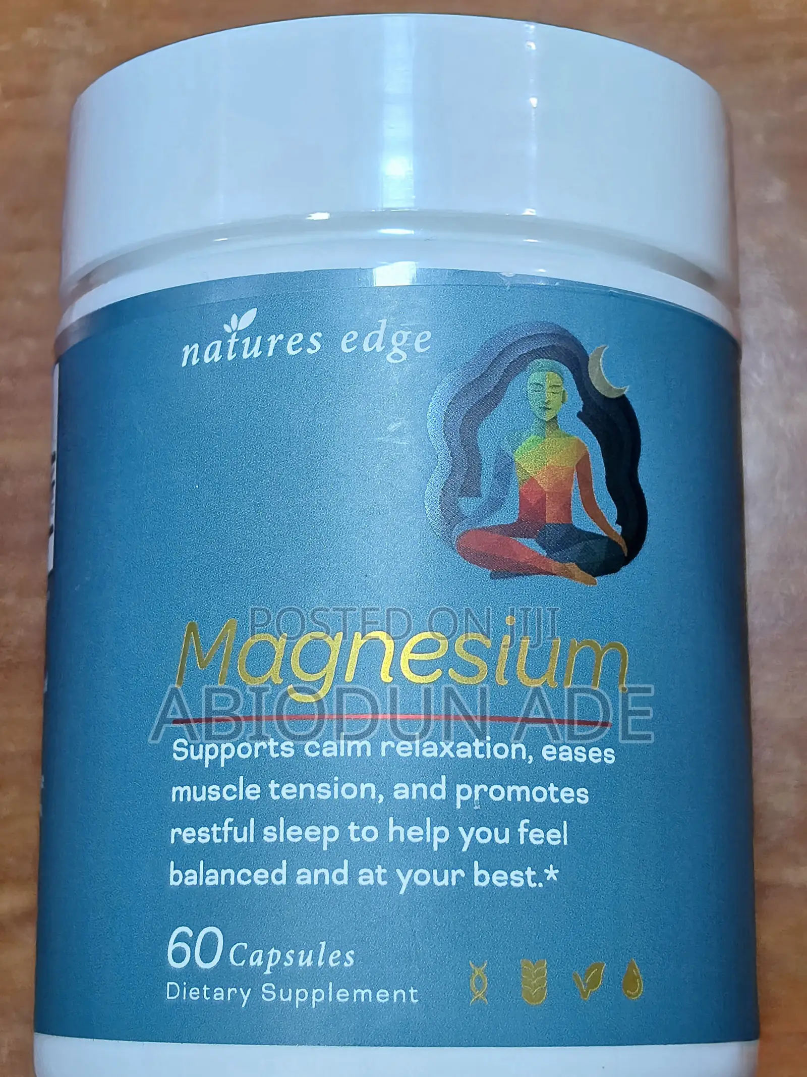 Nature’S Edge Magnesium Glycinate 500mg | 60 Capsules | 1 Daily | Usa