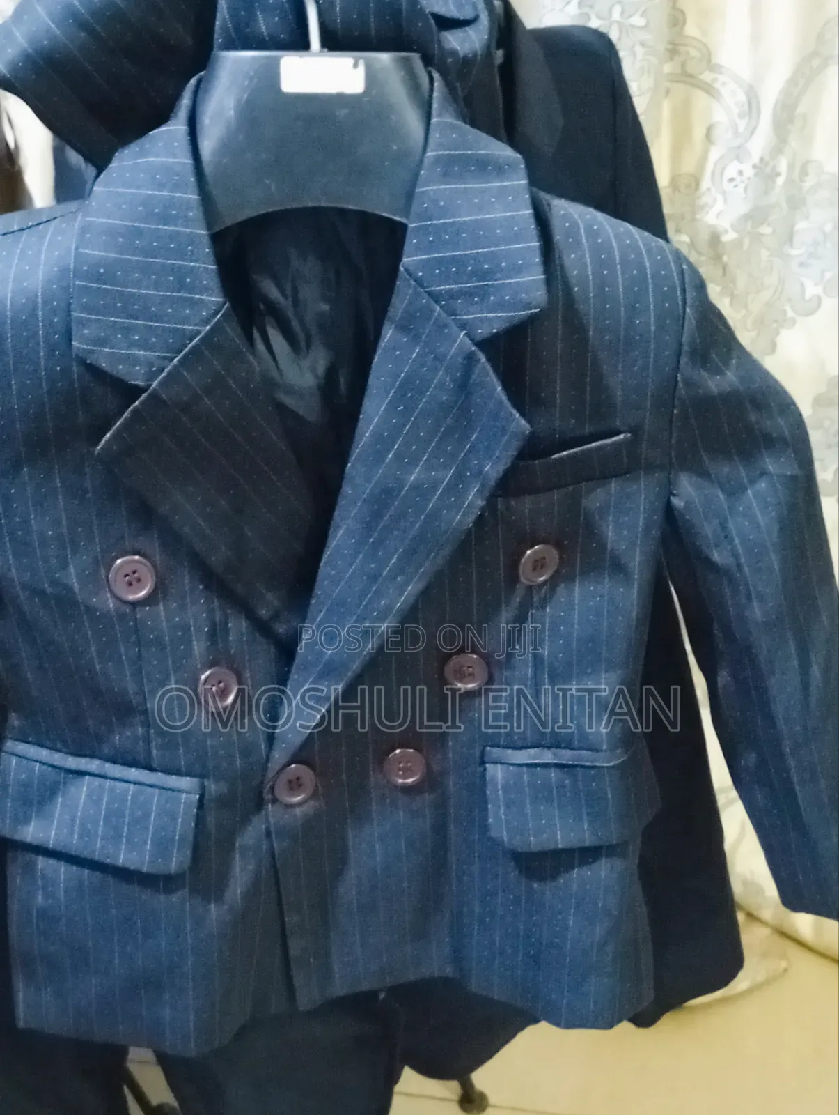 Boys Pinstripe Suit Available