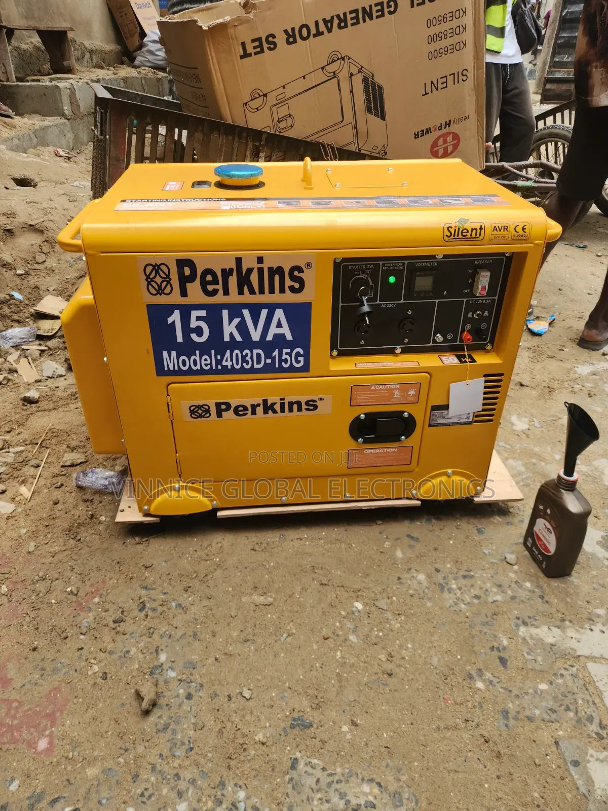 15kva Perkins Diesel Generator With 100% Pure Copper Coil