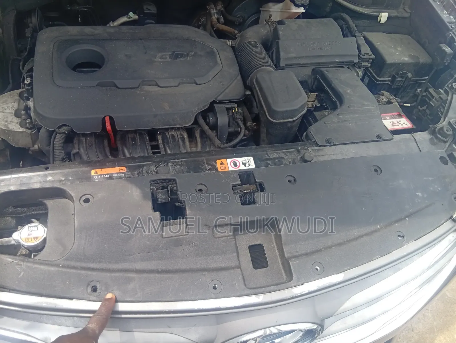 Radiator Cover Hyundai Santa Fe 2012-2016