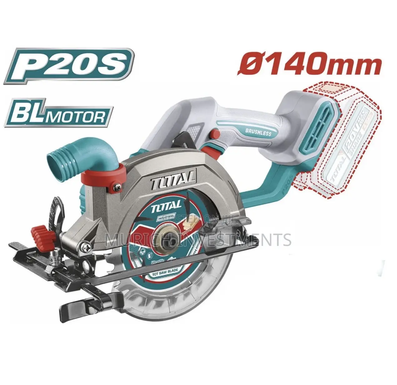 Total Cordless 4pcs Combo Kit – 20v Professional Power Tool Set