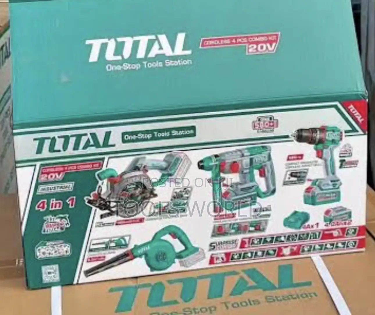 Total Cordless Impact Drill, Rotary Hammer, Circular Saw Air Blower