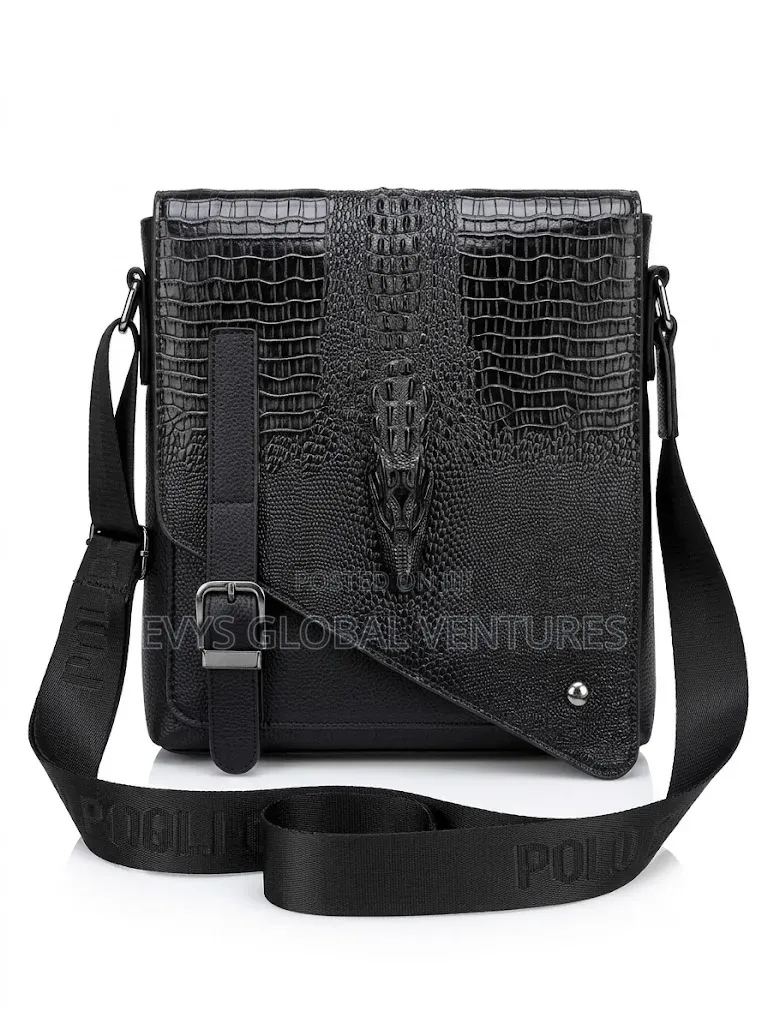 Crocodile Skin Genuine Leather Messenger Cross Bag
