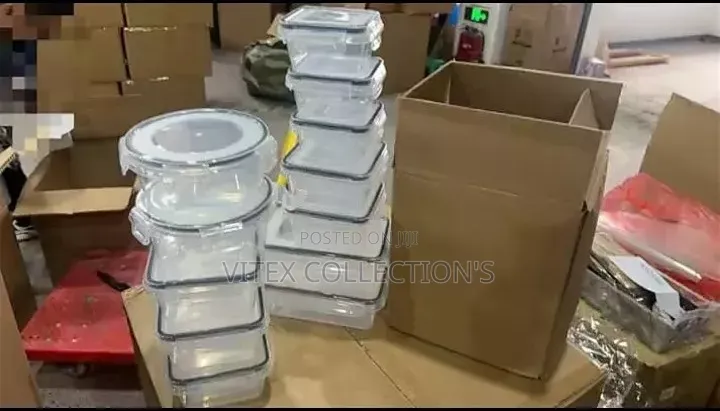 12pcs Airtight Storage Containers With Label and Pen