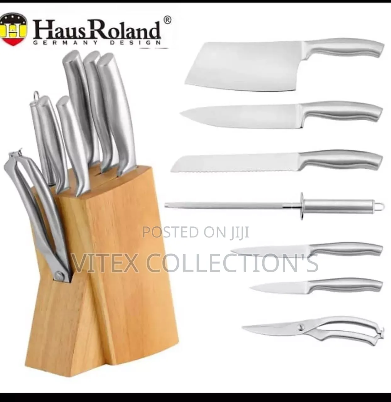 8pcs Hausroland Knife Set