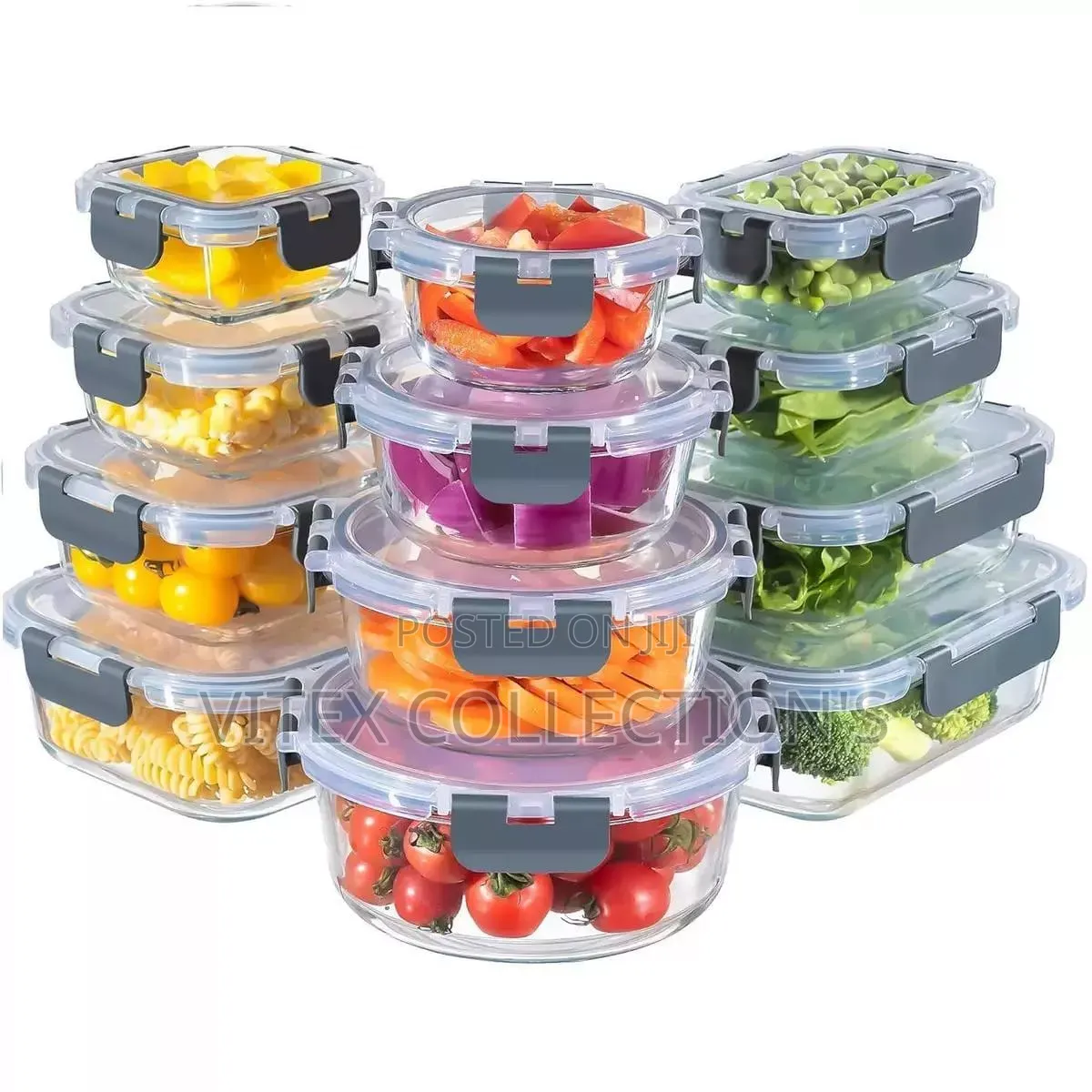12pcs Food Storage Containers