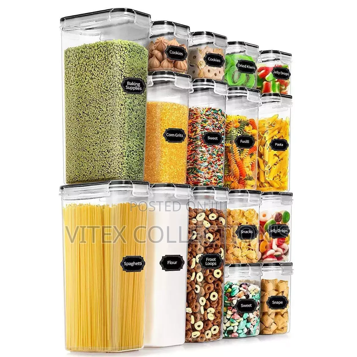 24pcs Food Storage Container