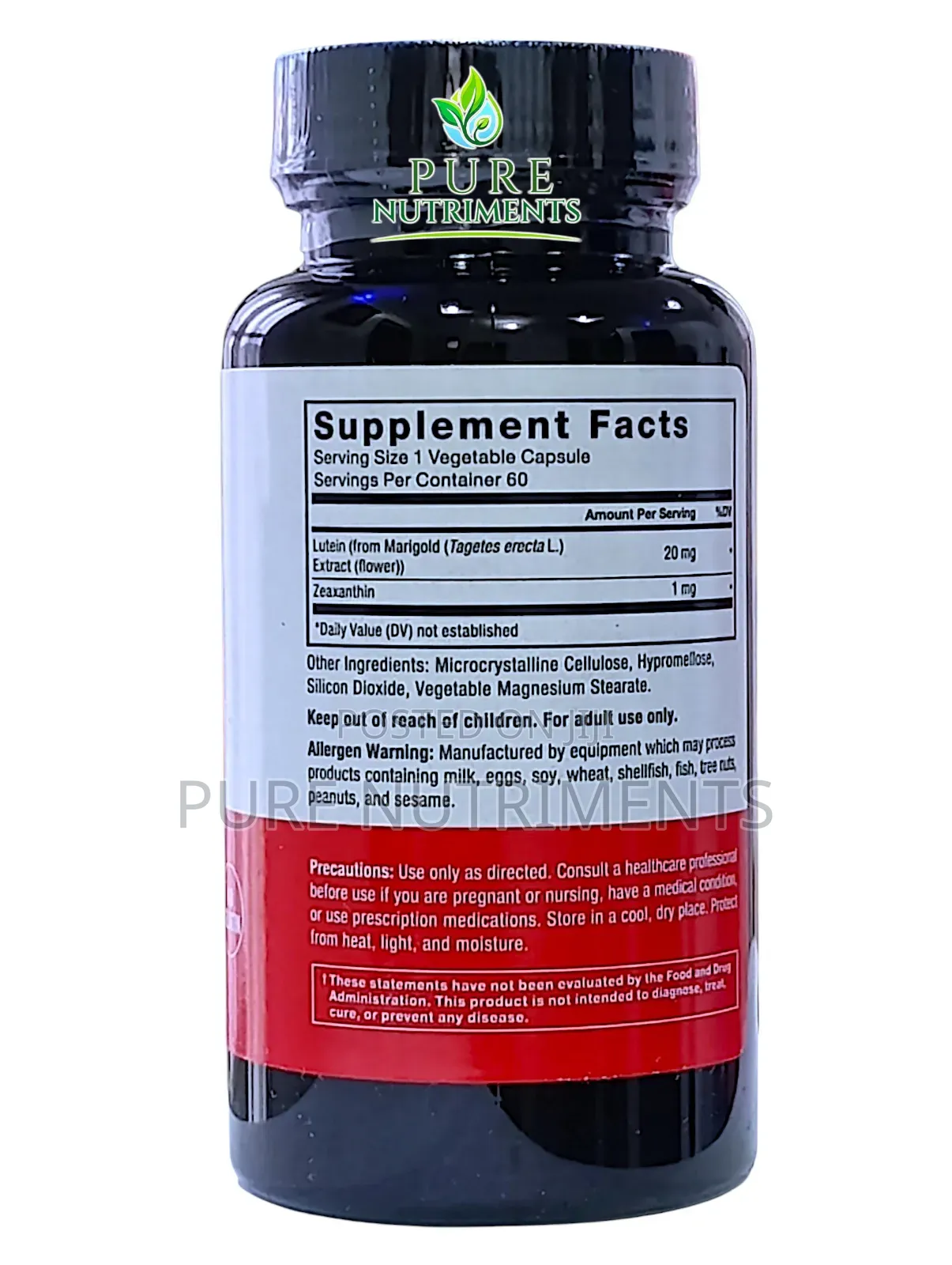 Force Factor Lutein 20mg With Zeaxanthin 60mg_ Clear Vision, Eye