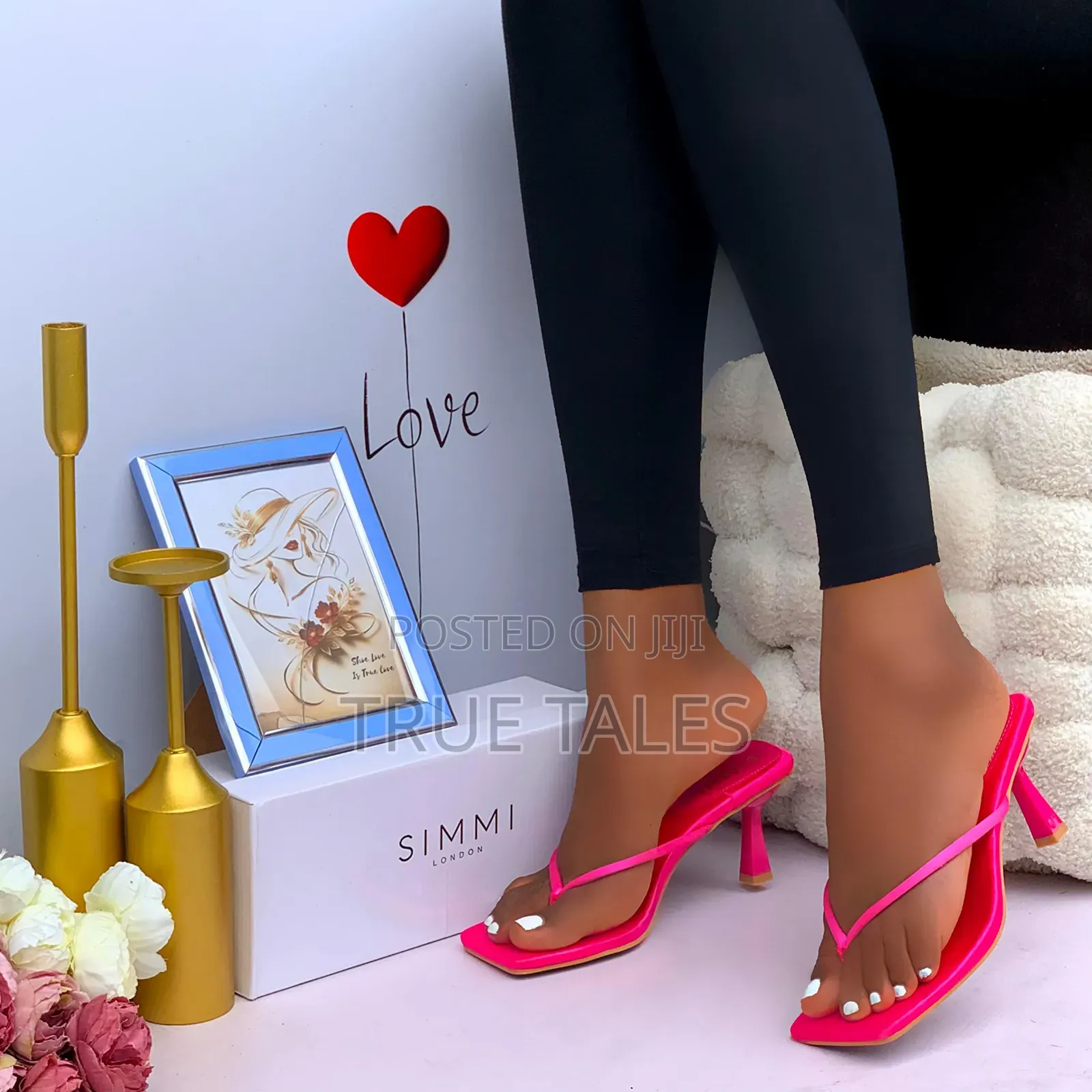 Chic Moderate Heels Scissors Slippers Sizes 37 to 43 #Iys