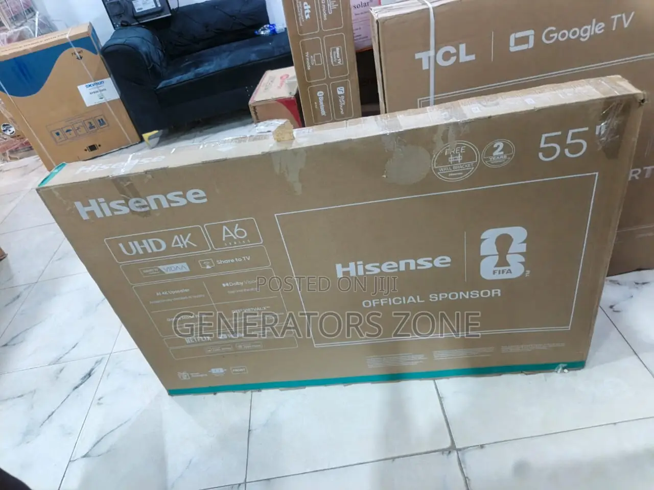 Hisense 55 Inch Smart Tv Model 55a6q With Dolby Vision