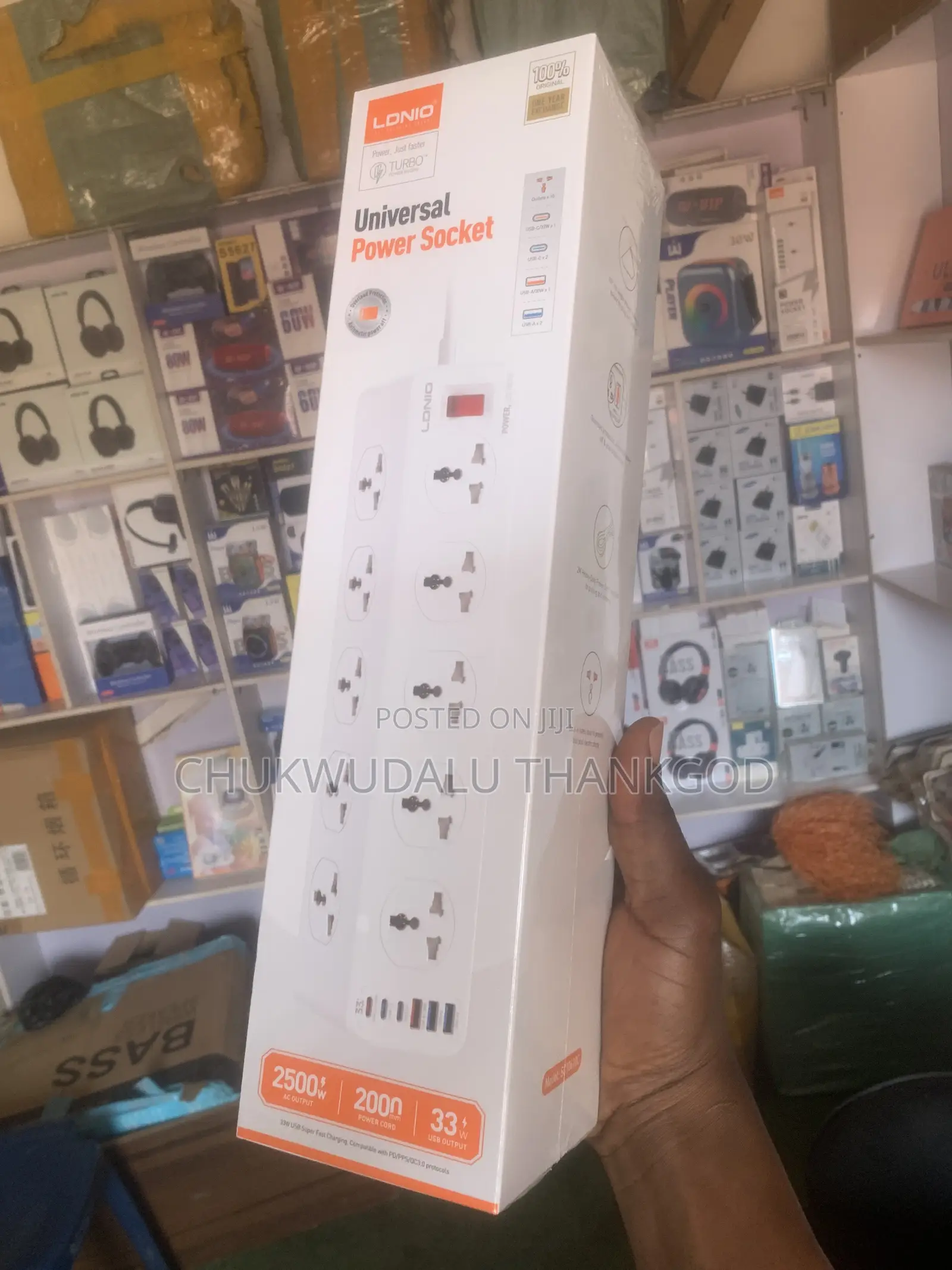 Ldnio Universal 10-Outlet Socket Extension