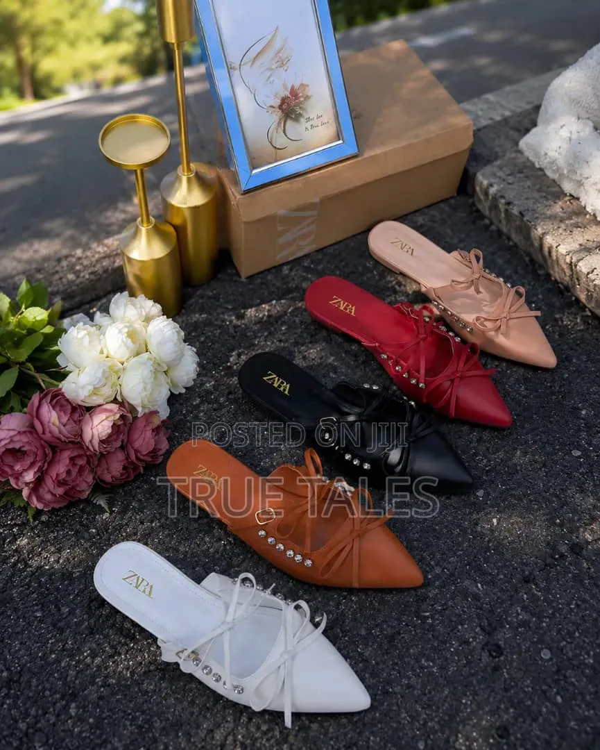 Fully Embellished Cute Half Shoes Flat Slippers Sizes 37 to 43 #Iys