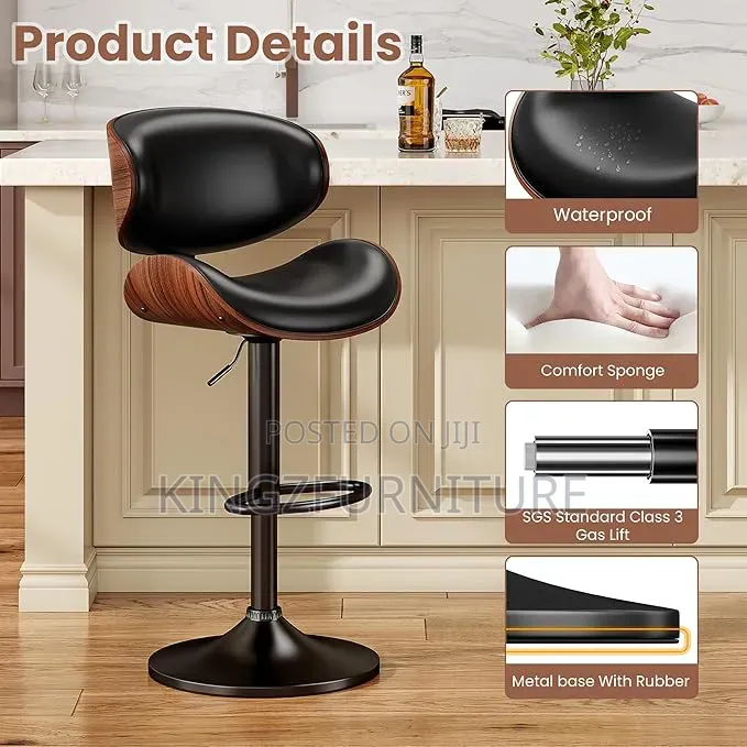 Adjustable Bentwood Barstools,