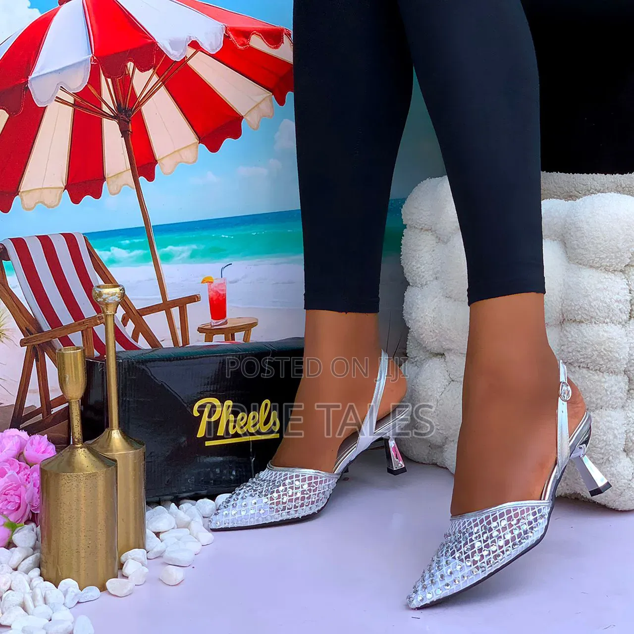Chic and Beautiful Party Moderate Heels Shoes Sizes 37 to 43 #Iys