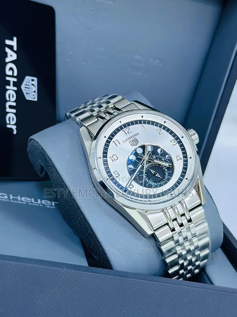 Carrera Tag Quality Luxury Men Stainless Wristwatch