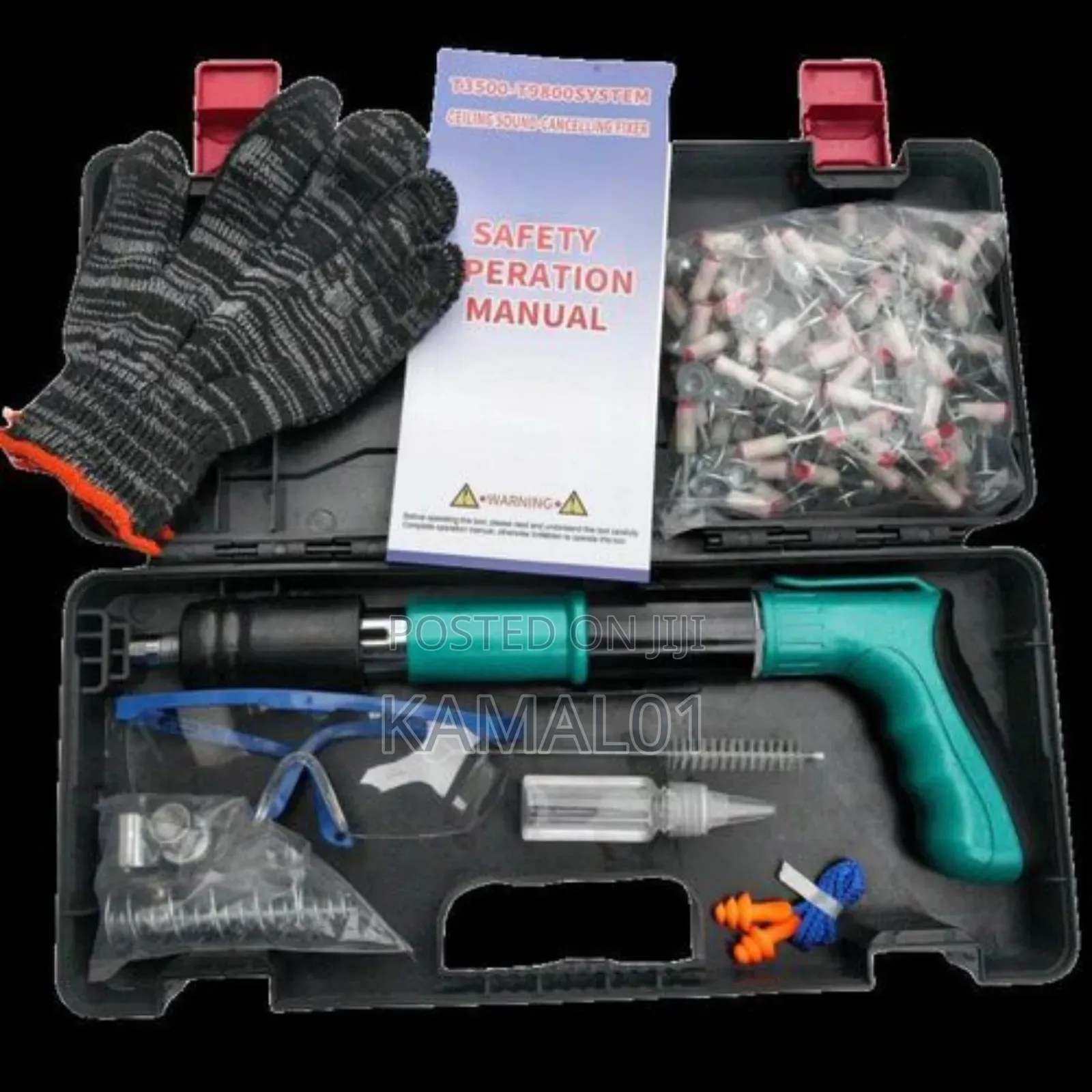 Portable Mini Ceiling Artifact Nail Gun Wall Fixator With 100 Nails