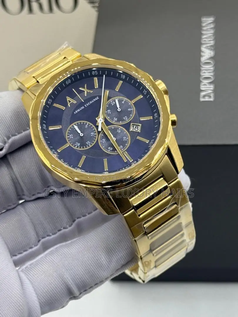 Armani Exchange Quality Luxury Men Stainless Steel Wristwatch
