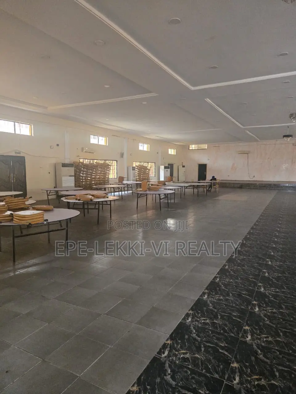 3,000sqm Multipurpose Hall for Lease in Ikeja.