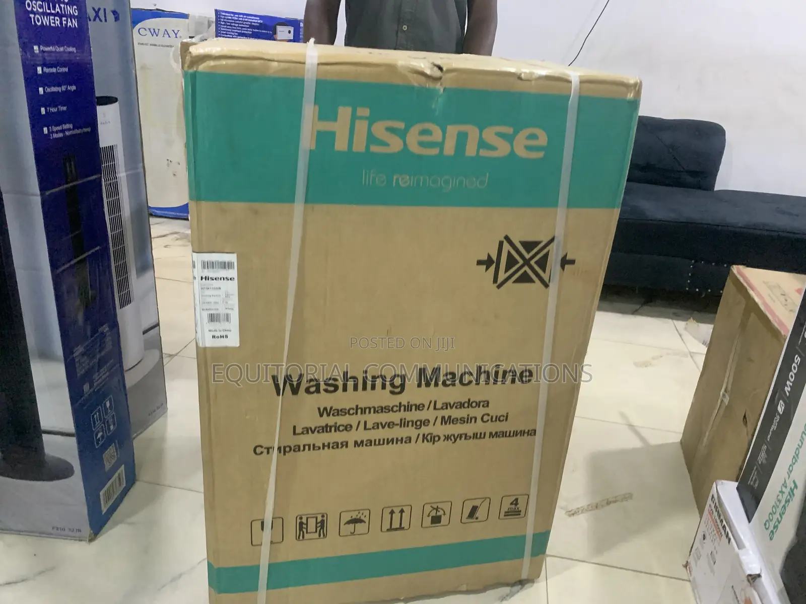 Hisense 11kg Family Size Washing Machine – Smart Wash Technology