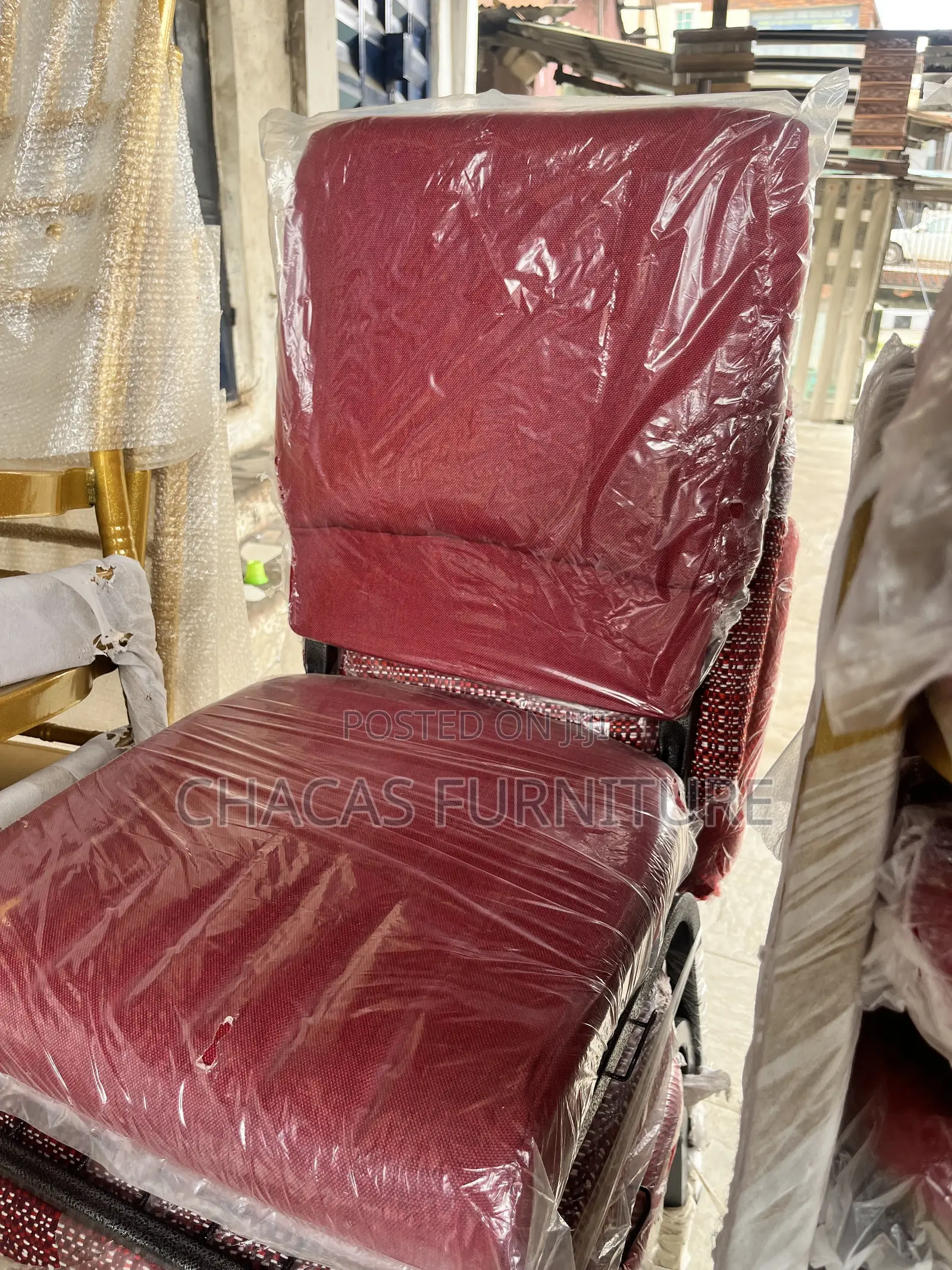 Premium Padded Church Chairs With Book Rack-Brand New Conference Seats
