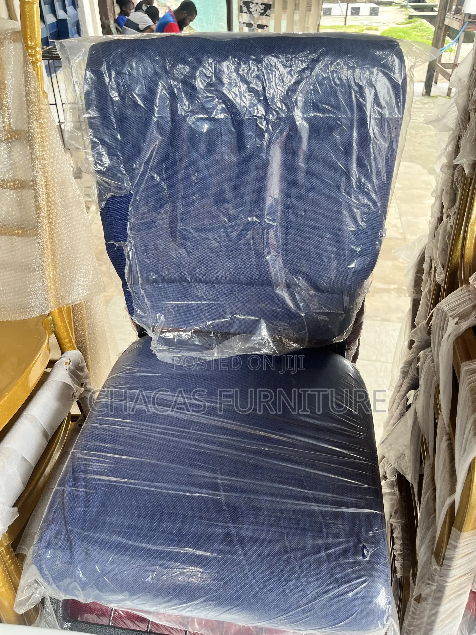 Premium Padded Church Chairs With Book Rack-Brand New Conference Seats