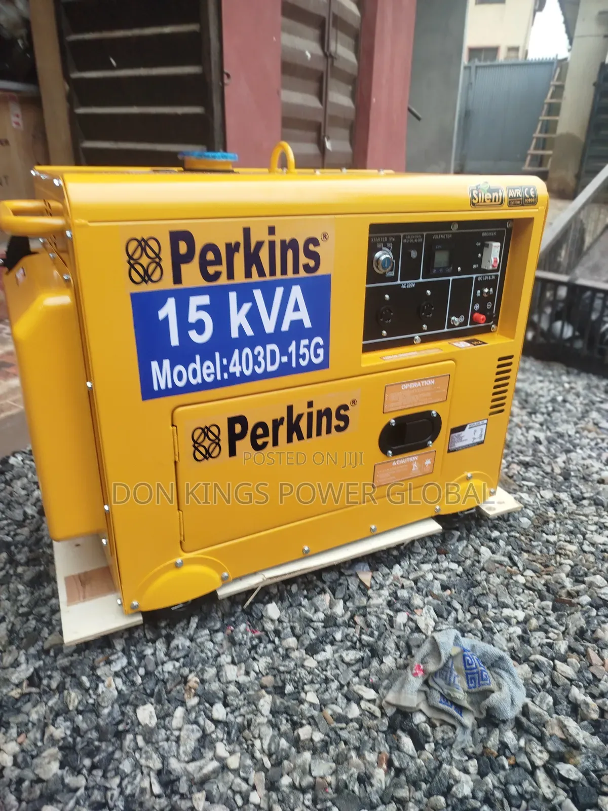 Perkins 15kva Generator With 100% Copper Coil